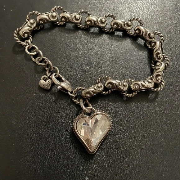 Brighton Jewelry Brighton Bibi Clear Swarovski Crystal Heart - Main Image